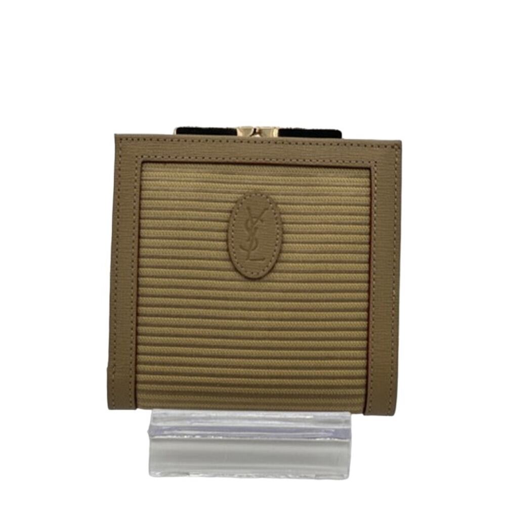 YSL Vintage Leather Kisslock Wallet*w/Original Box!  SOOO good!! 2-sided